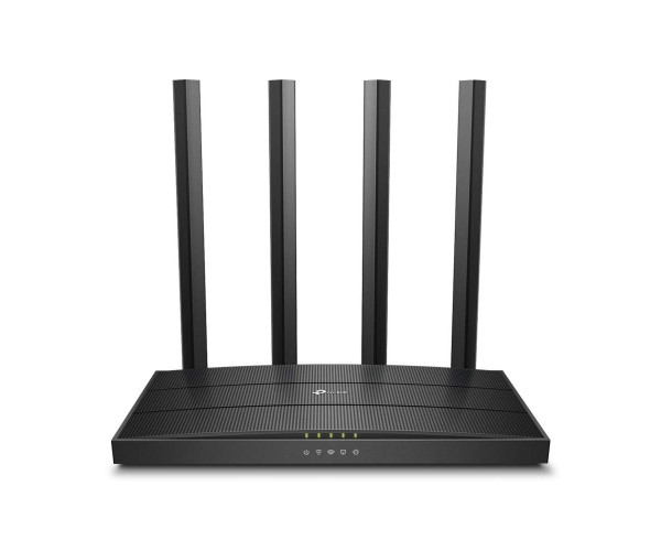 TP-Link Archer C6 Gigabit MU-MIMO Wireless Router, Dual Band 1200 Mbps Wi-Fi Speed, 5 Gigabit Ports, 4 External Antennas and 1 Internal Antenna WiFi Coverage with Access Point Mode, Qualcomm Chipset
