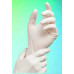 Careway Latex Medical Examination Disposable Hand Gloves, White, Medium, 100 Piece